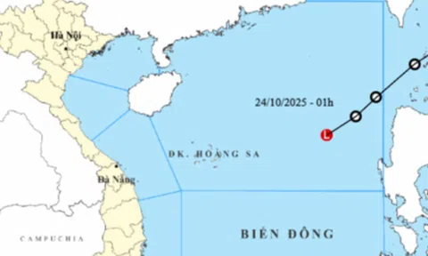Tin mới về áp thấp nhiệt đới trên Biển Đông