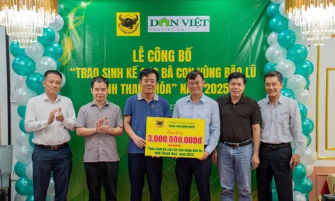 Công ty Phân bón Bình Điền góp sức trao sinh kế cho bà con vùng bão lũ tỉnh Thanh Hóa