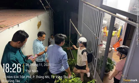 Ngay trong đêm, Vũng Tàu di dời 81 người khỏi khu vực có nguy cơ sạt lở