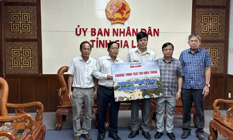 Báo Người Lao Động hỗ trợ 1 tỉ đồng giúp Gia Lai gượng dậy sau bão số 13