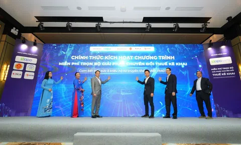 Doanh nghiệp tặng miễn phí bộ giải pháp thuế kê khai, tiếp sức 5 triệu hộ kinh doanh