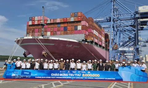 Tin vui đến từ cảng Quốc tế Tân Cảng - Cái Mép