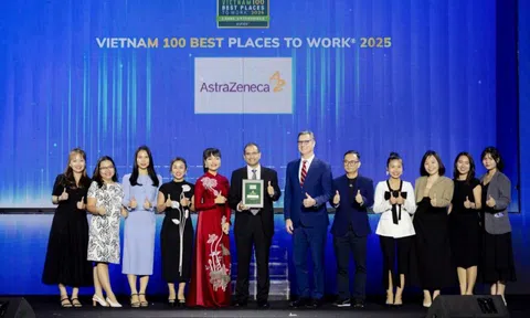 AstraZeneca Việt Nam lần thứ 7 được vinh doanh top 100 nơi làm việc tốt nhất Việt Nam