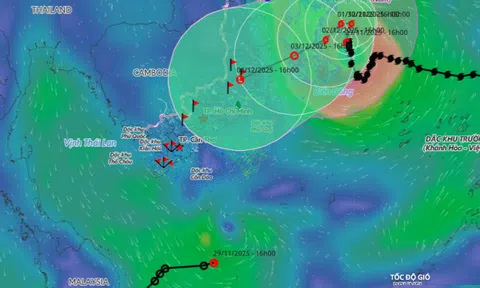 Áp thấp nhiệt đới hiếm gặp suy yếu thành vùng áp thấp và tan dần