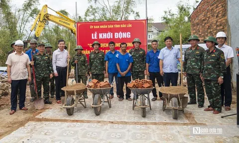 Đắk Lắk phát động “Chiến dịch Quang Trung” dựng nhà mới cho người dân vùng lũ đón Tết