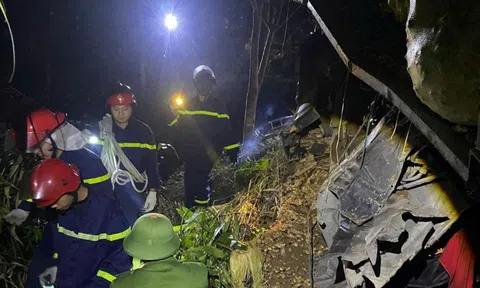 Xe tải lao xuống vực sâu 100 m, tài xế tử vong mắc kẹt trong cabin