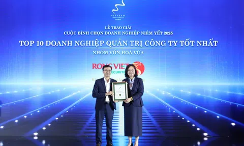 Chứng khoán Rồng Việt nhận cú đúp giải thưởng tại VLCA 2025
