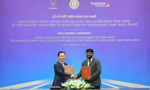 VinFast công bố mở rộng nhà máy Tamil Nadu tại Ấn Độ