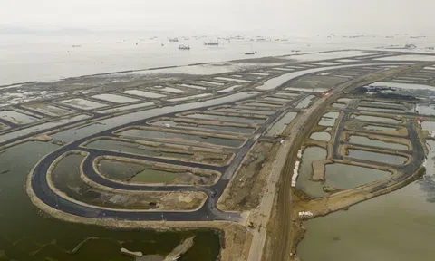 Hình hài khu đô thị lấn biển Cần Giờ sau hơn nửa năm khởi công