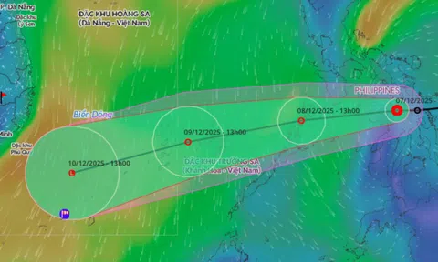 Áp thấp nhiệt đới sắp vào Biển Đông, Nam Trung Bộ dự báo xảy ra đợt mưa lớn vào tuần tới