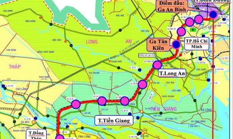 Đề xuất mở rộng tuyến đường sắt TPHCM - Cần Thơ đến Cà Mau