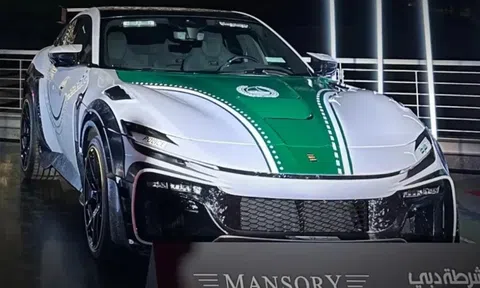 Siêu xe Ferrari Purosangue Mansory gia nhập lực lượng cảnh sát Dubai