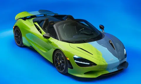 Siêu xe McLaren 750S Spider sở hữu phối màu trừu tượng