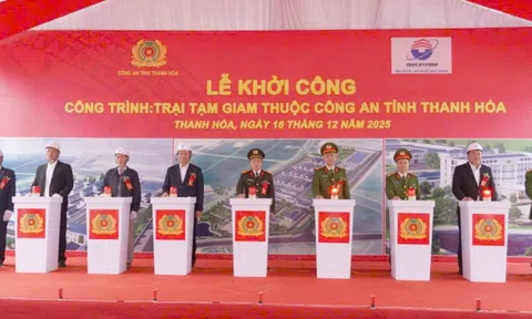 Công an Thanh Hóa khởi công 2 công trình 860 tỉ đồng
