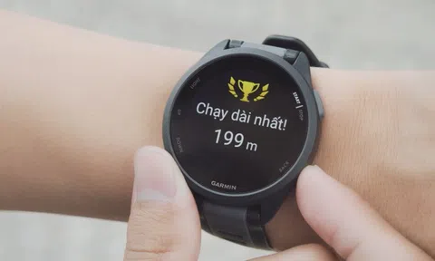 Trải nghiệm đồng hồ thể thao Garmin Forerunner 165