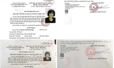 Công an tỉnh Cà Mau truy nã Tổng Giám đốc AIC Nguyễn Thị Thanh Nhàn