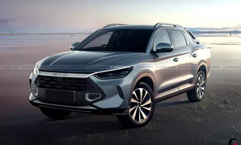 Bán tải 'Baby Shark' của BYD - nhỏ hơn Shark 6, ra mắt năm sau