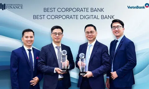 VietinBank nhận cú đúp giải thưởng quốc tế dành cho ngân hàng doanh nghiệp