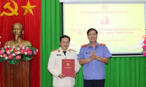 Ông Nguyễn Quốc Doanh được bổ nhiệm giữ chức Phó Viện trưởng VKSND tỉnh Gia Lai