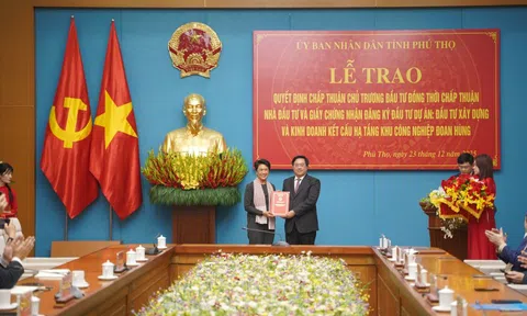 Phú Thọ tạo điều kiện tối đa cho dự án phát triển Khu công nghiệp bền vững của Amata