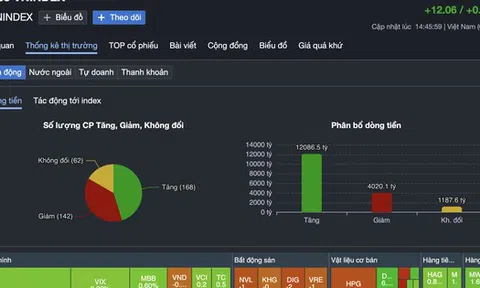 Chứng khoán 30-12: VN-Index bứt phá 12 điểm, một cố phiếu hóa chất "tím lịm"