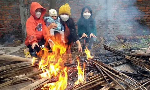 Không khí lạnh gây rét đậm, rét hại ở miền Bắc, có nơi dưới 7 độ C, miền Trung mưa to