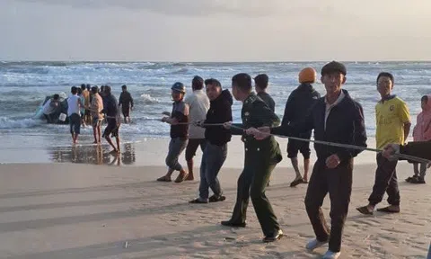 Chìm ghe đánh cá, một ngư dân mất tích trên biển