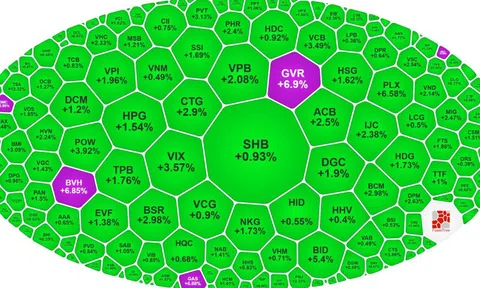 Chứng khoán Việt vào nhóm tăng mạnh nhất thế giới ngày 7-1