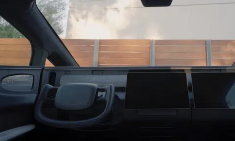 Đây là vô lăng gập trên xe điện tự hành do VinFast sản xuất?