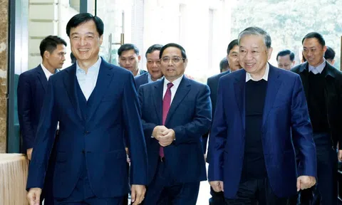 Những hình ảnh Tổng Bí thư Tô Lâm làm việc với Ban Thường vụ Thành uỷ Hà Nội