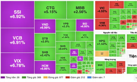 Chuyên gia lý giải nguyên nhân cổ phiếu ngân hàng, chứng khoán tím lịm sáng 12-1