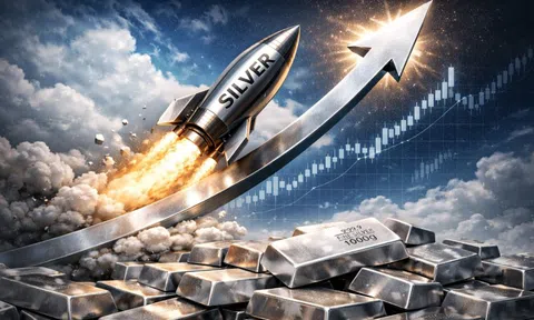 Bạc "tăng như tên lửa", vượt loạt “big tech” trở thành tài sản lớn thứ 2 thế giới