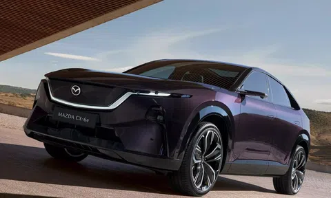 Chi tiết crossover thuần điện Mazda CX-6e