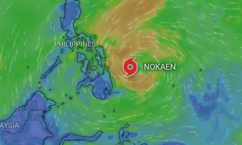 Áp thấp nhiệt đới mạnh lên thành bão Nokaen