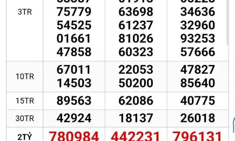 Xổ số miền Nam: Sáng 19-1, bất ngờ với giải độc đắc và giải an ủi của 3 đài