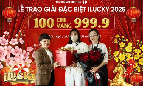 Lộ diện chủ nhân 100 chỉ vàng - Giải đặc biệt iLucky của TCBS