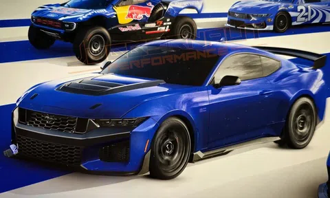 Ford Mustang Dark Horse SC lộ ảnh trước khi ra mắt