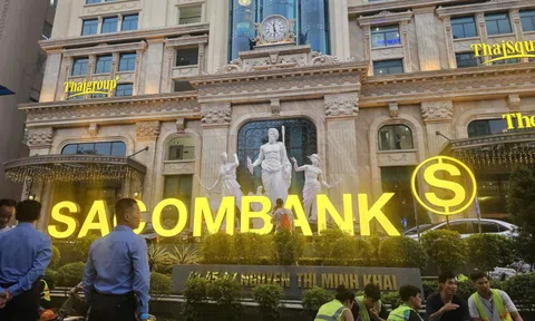 Logo Sacombank bất ngờ xuất hiện tại "đại bản doanh" của Thaigroup