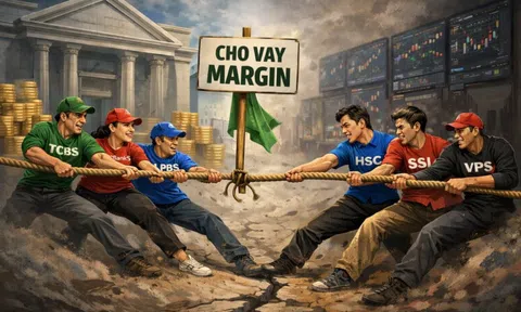 Cuộc đua cho vay margin: Nhóm CTCK có ngân hàng hậu thuẫn bứt tốc, HSC gây bất ngờ tăng gần 8.000 tỷ dư nợ trong một quý
