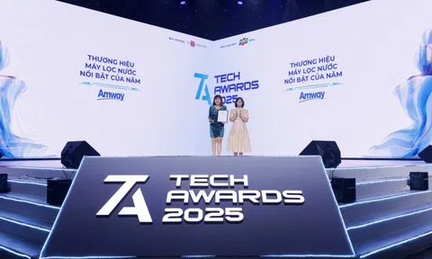 Amway nhận giải thưởng 'Thương hiệu Máy lọc nước nổi bật của năm' tại Tech Awards 2025