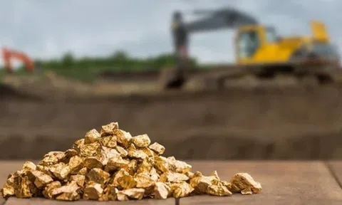 Cổ phiếu công ty đào vàng bị bán tháo theo giá vàng