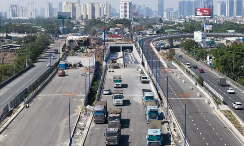 Cận cảnh hầm chui quan trọng nhất nút giao An Phú trước ngày thông xe