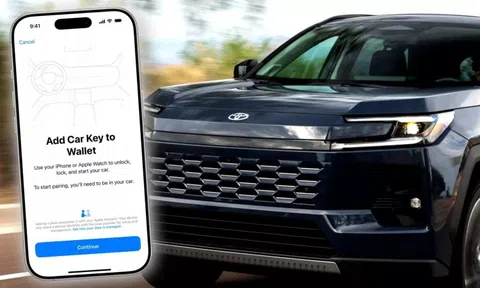 Cửa xe Toyota có thể mở bằng iPhone?