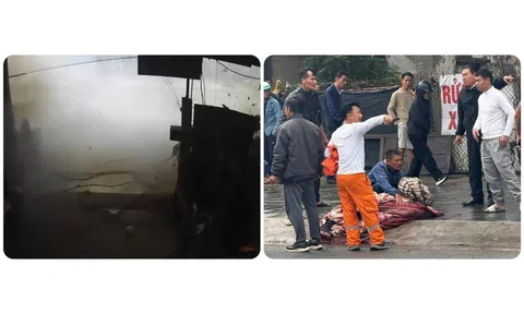 Nổ bình nén khí, 2 người thương vong