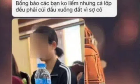 Tạm ngừng giảng dạy với cô giáo bị tố bắt học sinh "liếm đất" trong giờ học Đạo đức