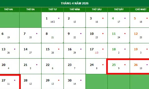 Bộ Nội vụ nói gì về thông tin nghỉ 9 ngày liên tiếp dịp Giỗ Tổ,  30-4 và 1-5?