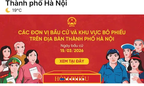 Hà Nội tích hợp bản đồ số 1.451 điểm bầu cử trên ứng dụng iHanoi