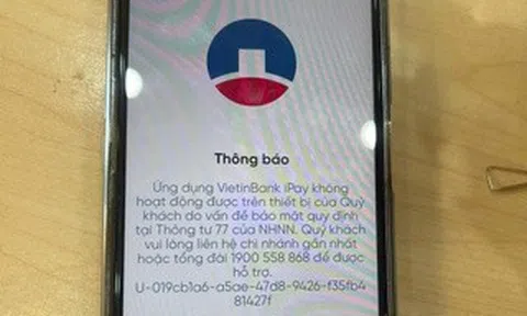 Nhiều người tá hỏa vì bất ngờ bị khóa ứng dụng ngân hàng