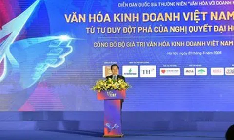 Phó Thủ tướng đề nghị thúc đẩy lan tỏa giá trị văn hóa, đạo đức kinh doanh