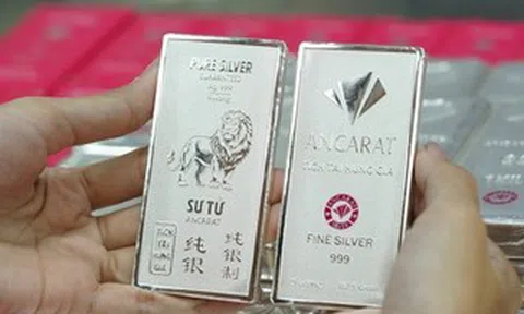 Giá bạc hôm nay 31-3: Bạc Phú Quý, Ancarat, SBJ đồng loạt tăng giá mạnh